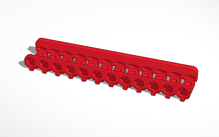 3D design Magnetic Rack for 12x 1.5mL-Tubes | Tinkercad