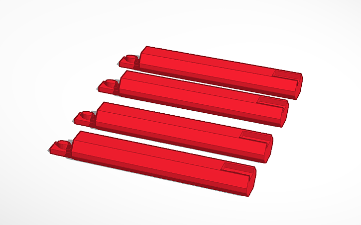 3D design modular sticks | Tinkercad