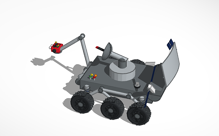 Simple Rover Tinkercad 3D design Rover - Tinkercad