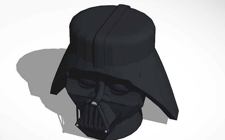 3D design Darth vader - Tinkercad