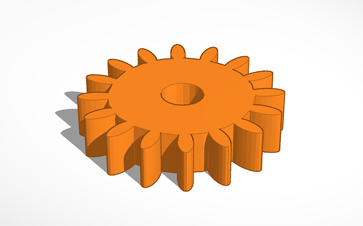 3D design gear - Tinkercad