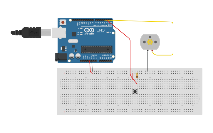 Circuit design Arduino 1 | Tinkercad