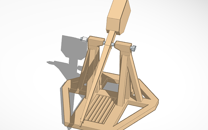 3d Design Trebuchet Mk 2 Tinkercad