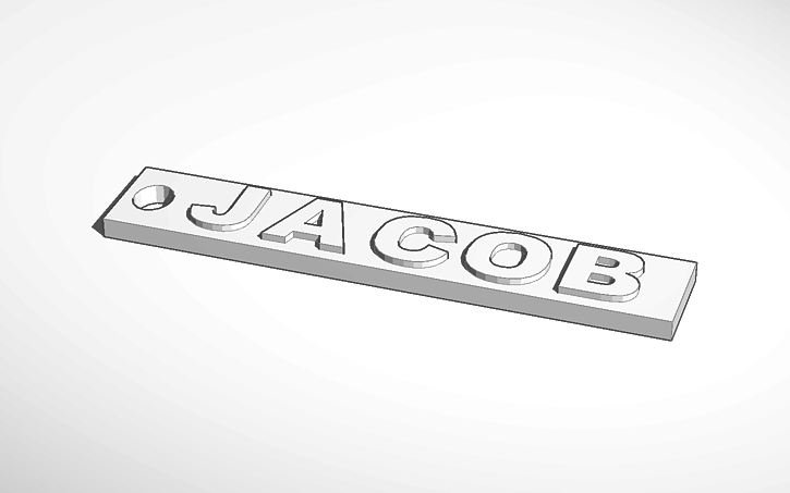 3D design Jacob | Tinkercad