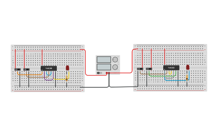 Copy Of Circuiti Flip Flop Con Porte Nor E Nand Tinkercad