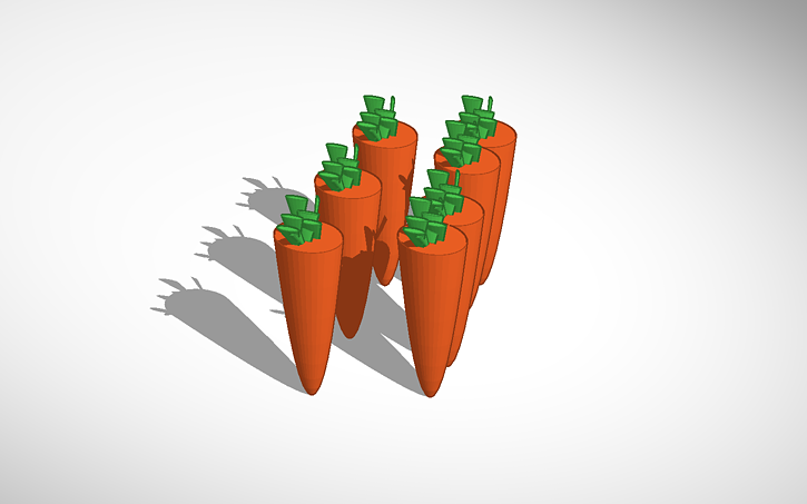 3D design Carrot - Tinkercad