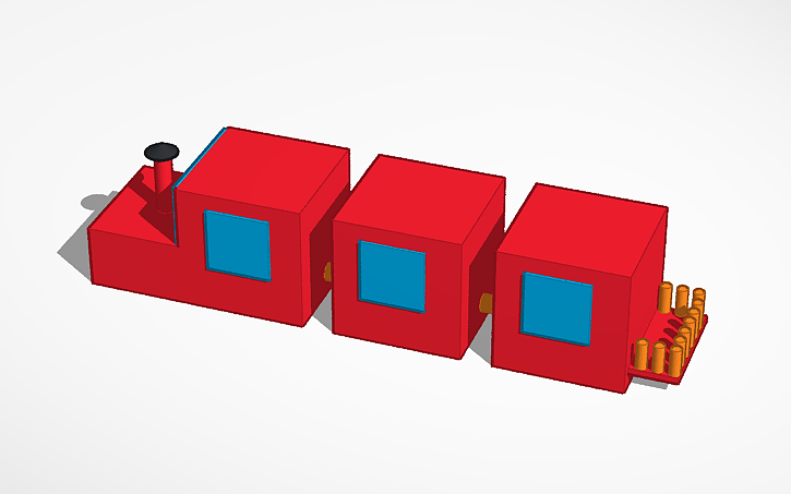 3D design Train - Tinkercad