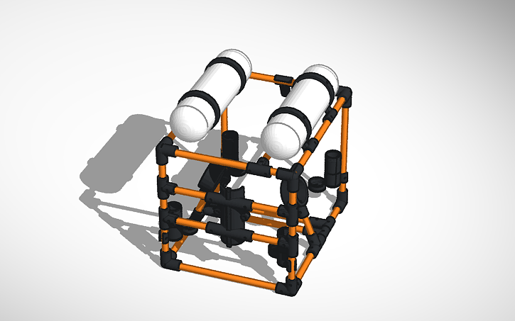 3D design ROV Frame - Tinkercad