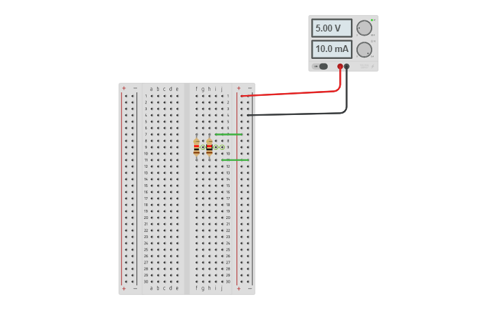 Circuit design 저항연결 (병렬) - Tinkercad Circuit Design 저항연결 (병렬) - Tinkercad