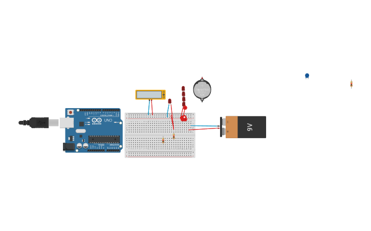 Circuit design vehicle speed sensor - Tinkercad