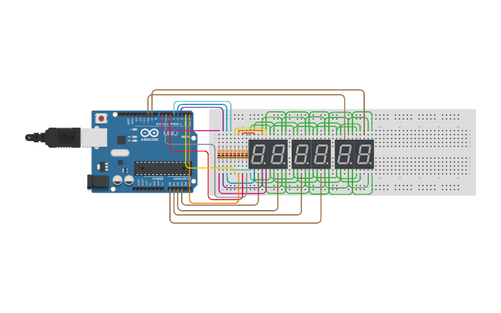 Circuit design Reloj - Tinkercad