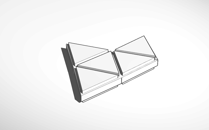 3D design blokus trigon 5 triangle like thing | Tinkercad