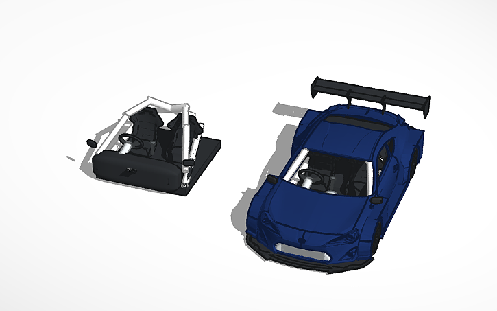 3D design FR-S race car - Tinkercad