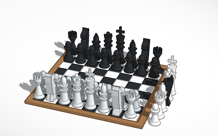 3D Design Ajedrez Tinkercad 3d-design-ajedrez-tinkercad