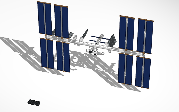 3D design ISS (International Space Station) - Tinkercad