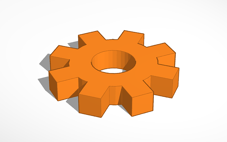 3D design Gear - Tinkercad