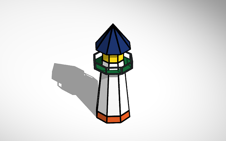 3D design Lighthouse - Tinkercad