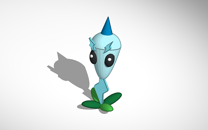 3D design PvZ2: Lightning reed - Tinkercad