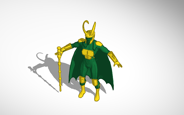 3D design Azgard Warrior - COSTUME DESIGN - Tinkercad