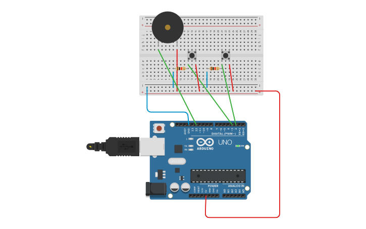 Circuit design Speaker - Tinkercad