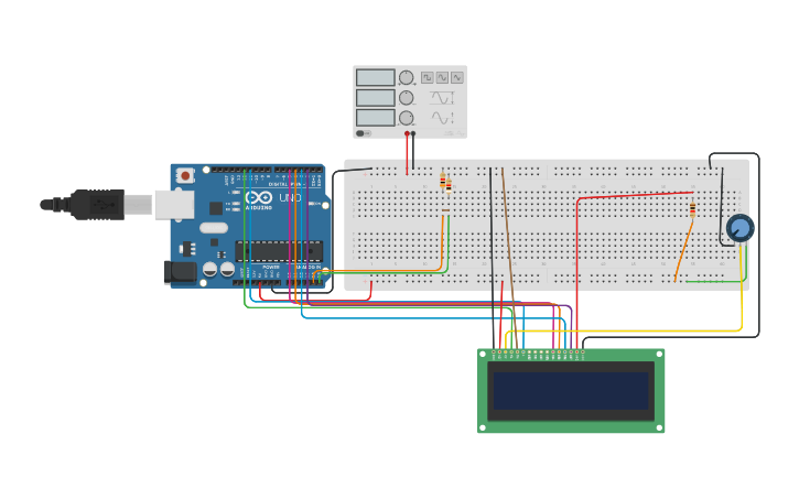 Circuit design Proyecto Final Circuitos Electricos - Tinkercad