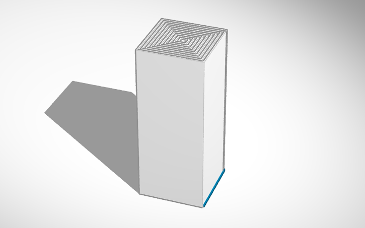 3D design maze - Tinkercad