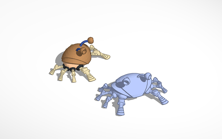 3D design krabbetje - Tinkercad