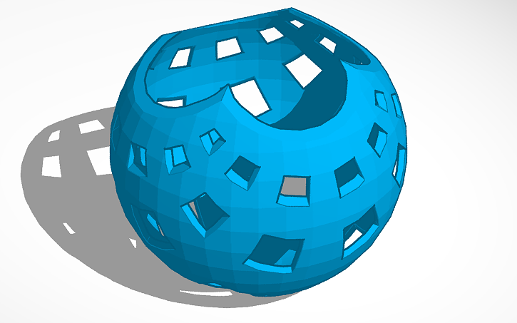 3D design Grid projection - Tinkercad