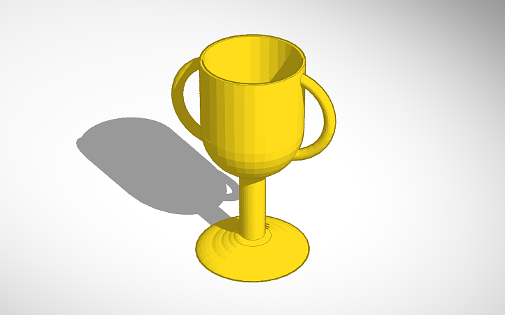 3D design Trophy Improved | Tinkercad