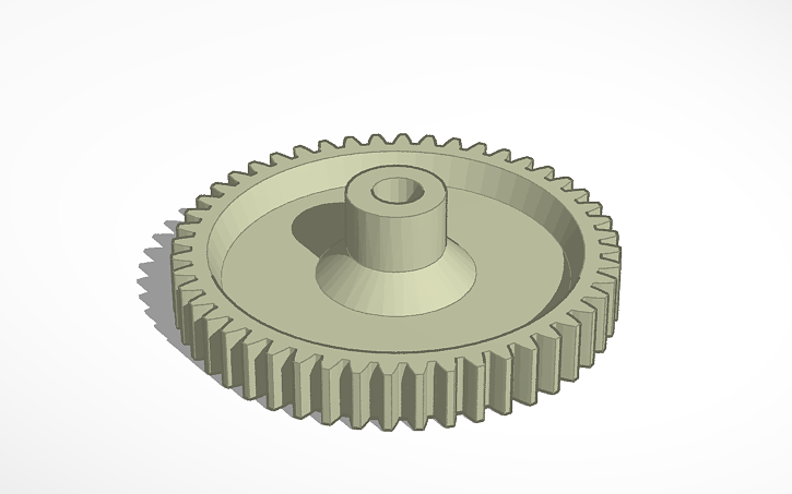 3D design ingranaggi gearbox mod - Tinkercad