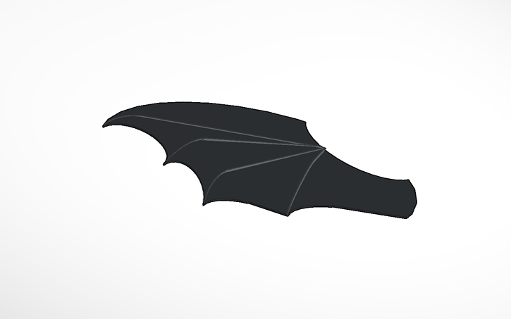 3D design Bat Wing - Tinkercad