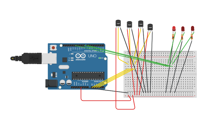 Circuit design Kokushibo - Tinkercad
