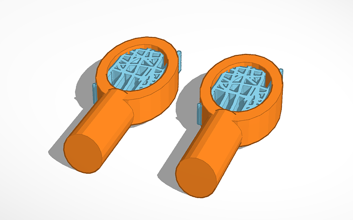 3D design raqueta 2Rafa R - Tinkercad