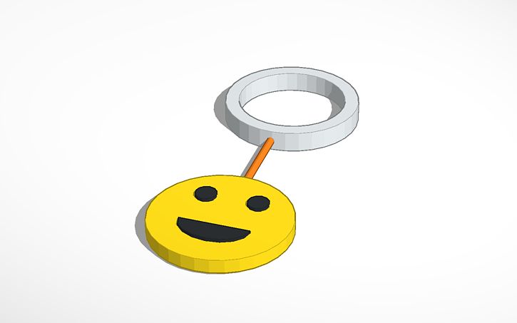 3D design Keychain - Tinkercad