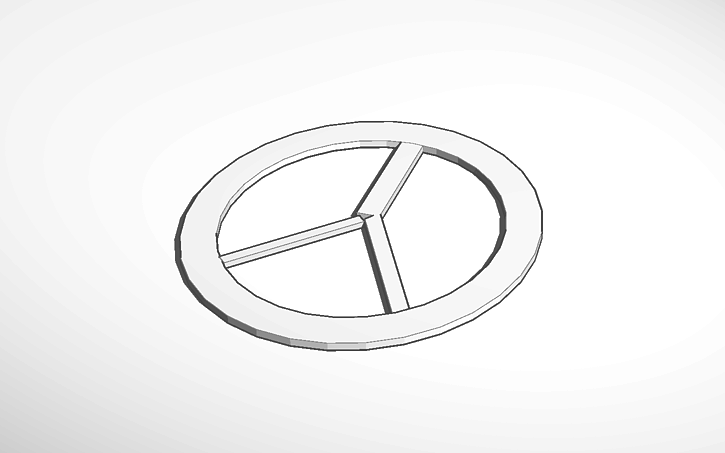 Mercedes Benz Logo Tinkercad