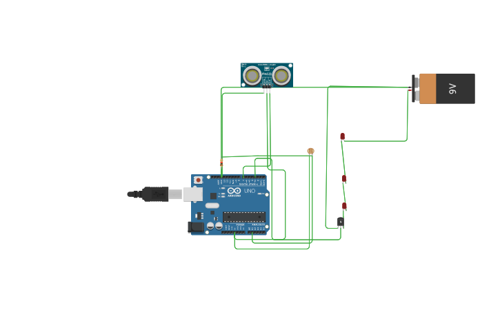 Circuit design SMART STREET LIGHT SYSTEM - Tinkercad
