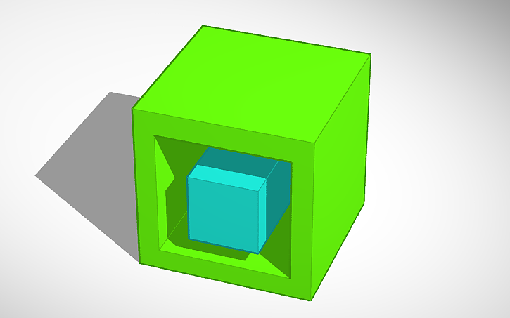 3D design gd cube | Tinkercad
