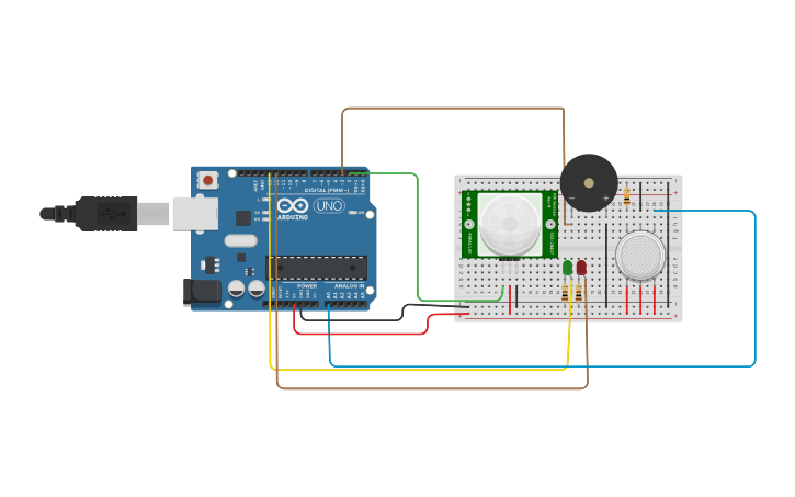 Circuit design smoke - Tinkercad