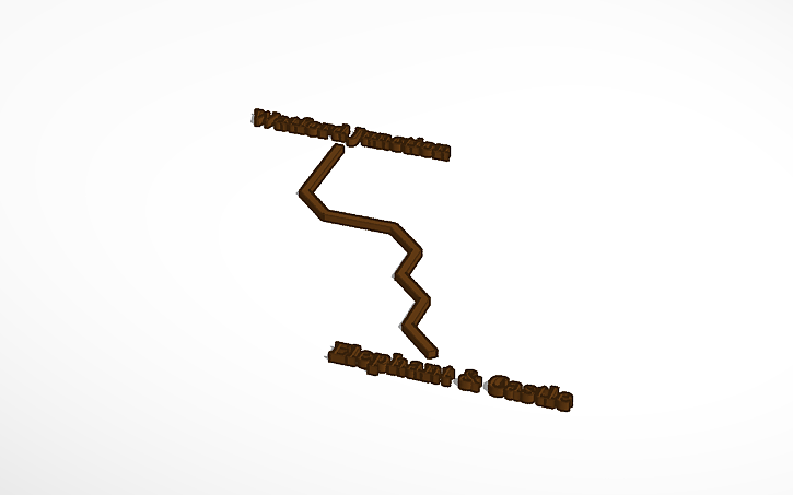 3D design Bakerloo Line | Tinkercad