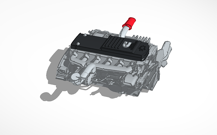 3D design cummins 6.7 - Tinkercad