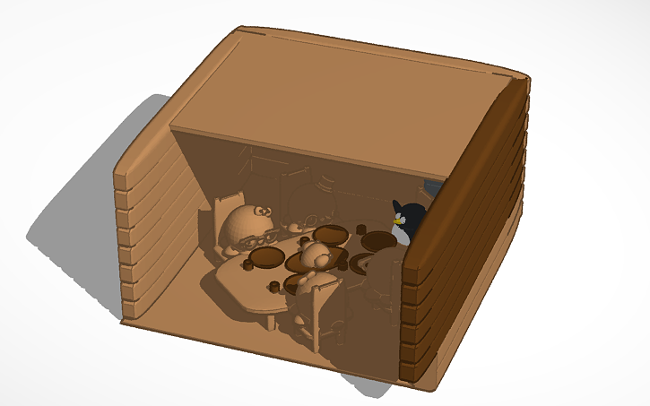 3D design pingwing - Tinkercad