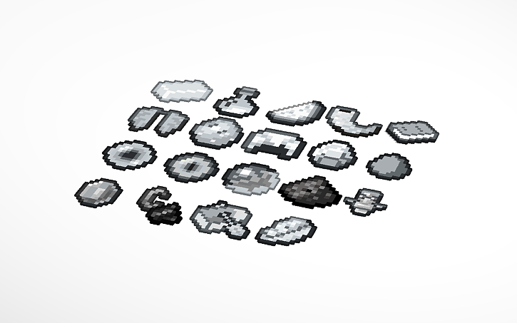 3D design Minecraft Items Templates - Tinkercad