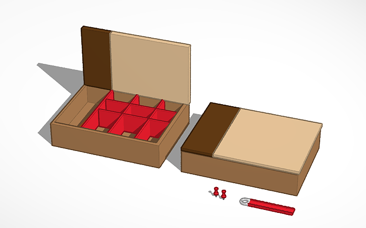 Magic Box 2d Array 3D design magic box - Tinkercad