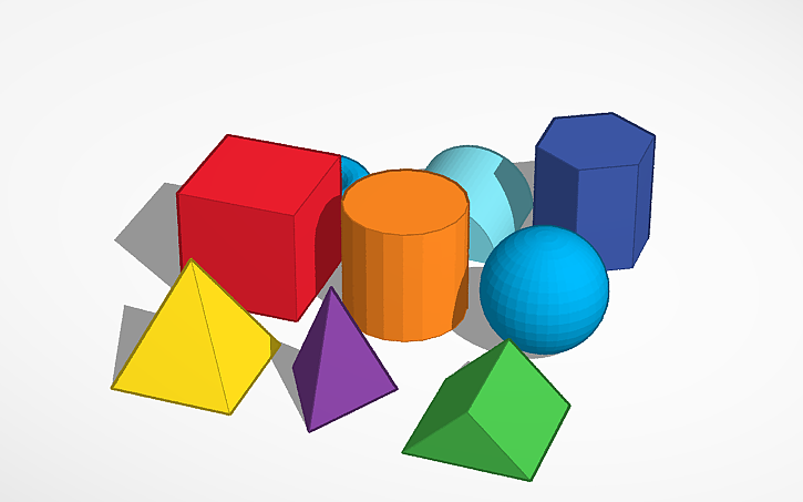 3d Design Cuerpos Geometricos - Tinkercad