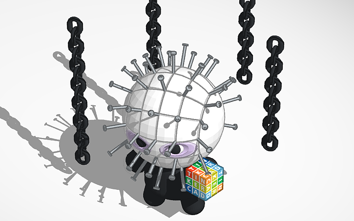 3D design Pinhead Blanky - Tinkercad