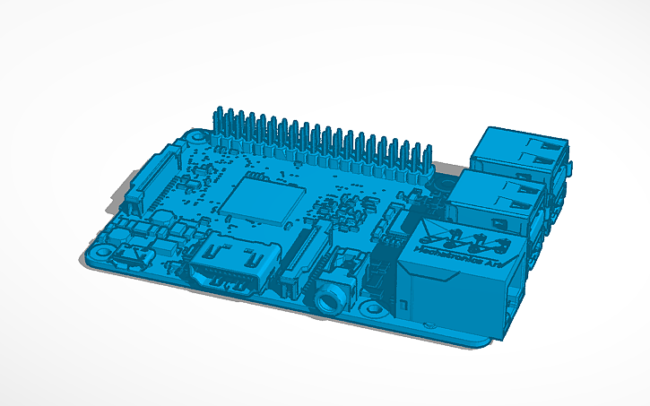 Raspberry Pi 3 Model B Tinkercad
