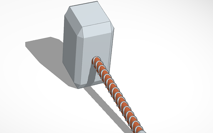 3D design Mjolnir | Tinkercad