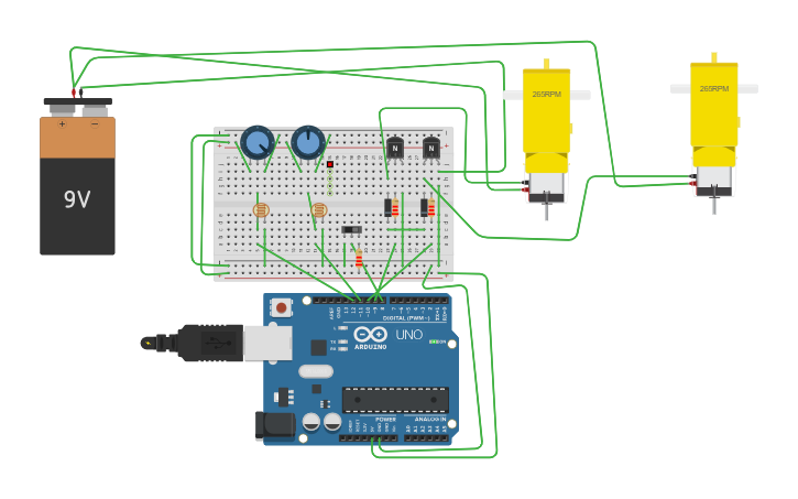 Circuit design Super Crift - Tinkercad