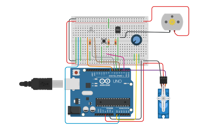 Circuit design Number9 | Tinkercad