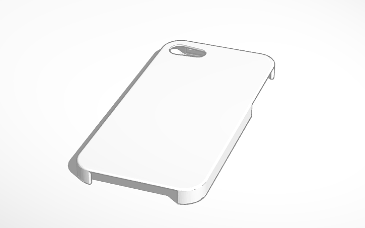 3D design iPhone se case - Tinkercad